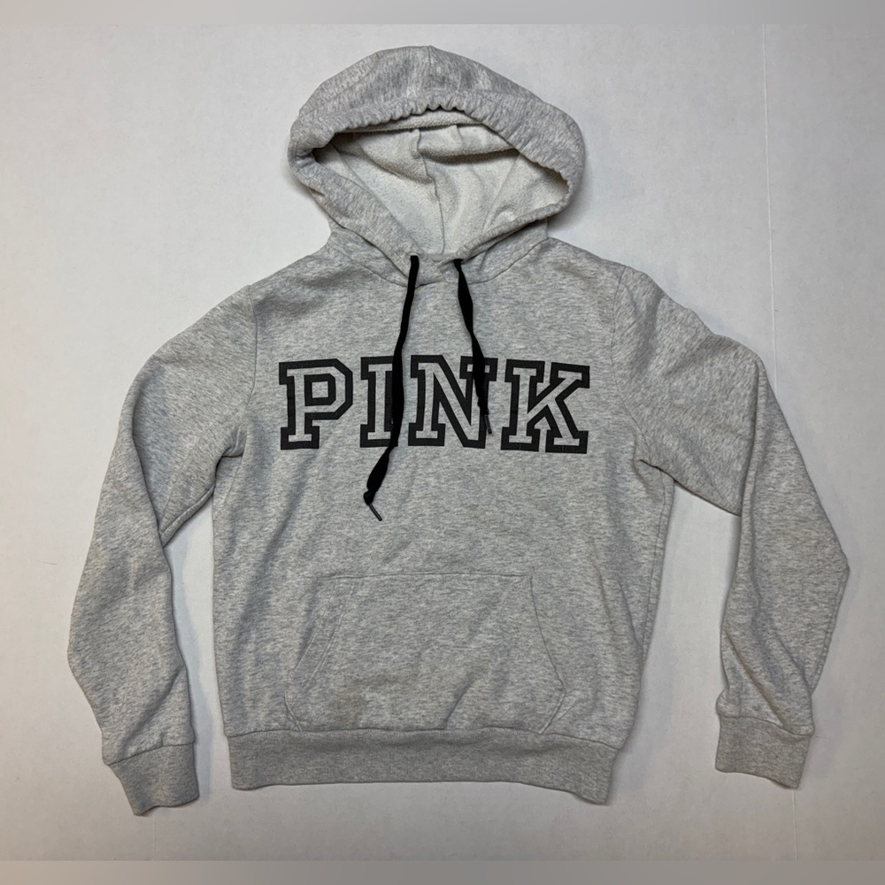 Victoria's Secret PINK Gray Women’s XS Hoodie Sweatshirt Pullover